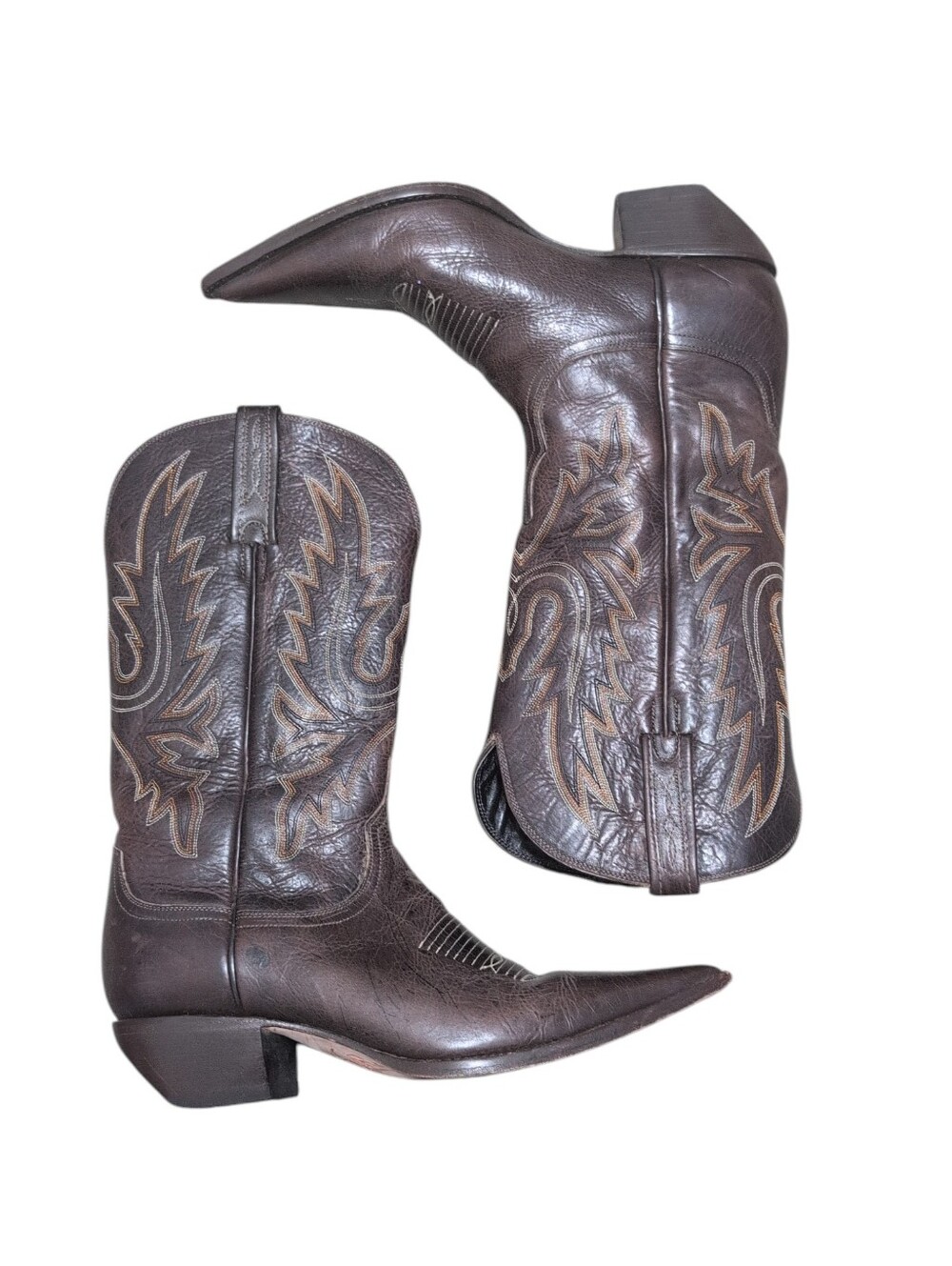 Charlie 1 Horse by Lucchese Women's Classic Brown Leather Western Boots size 8.5